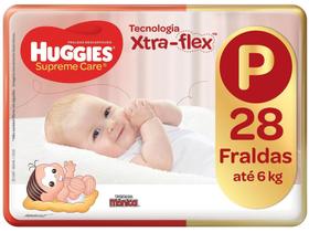 Fralda Huggies Turma da Mônica Supreme Care - Tam. P 0 a 6kg 28 Unidades