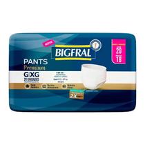 Fralda Incontinência Bigfral Pants Unissex Premium G/XG 20un