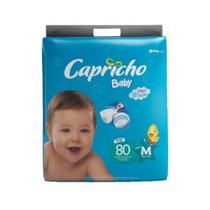 Fralda inf capricho baby mega m c/80