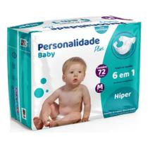 Fralda Infantil Baby Plus M C72 - Personalidade Fralda Infantil Baby Plus M C72 - Personalidade