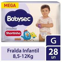 Fralda Infântil Baby Sec Premium Shortinho G 28 Unidades