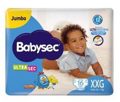 Fralda Infantil Baby Sec XXG c/16