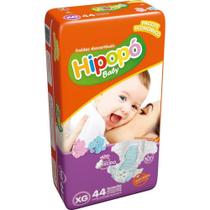 Fralda Infantil Descartável Hipopo Economico Baby Xg 44 Un - Hipopó Baby