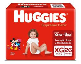 Fralda Infantil Descartável Huggies Supreme Care MEGA