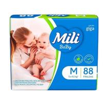 Fralda Infantil Descartavel Mili Baby Giga M - 88 Unidades Fralda Infantil Descartavel Mili Baby Giga M - 88 Unidades