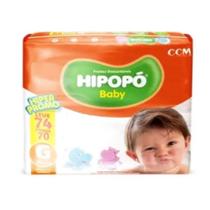 Fralda infantil Hipopo Hiper 1 Pacote Tamanho G - 74 Unidades - Hipopó Baby