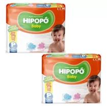 Fralda infantil Hipopo Hiper 2 Pacotes Tamanho P Com 188 Unidades
