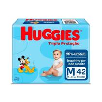 Fralda Infantil Huggies Com 42 Tripla Proteção Md Fralda Infantil Huggies Com 42 Tripla Proteção Md