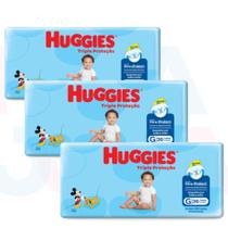 Fralda Infantil Huggies Disney Tripla Proteção (Mega) 03 PACOTES G - 108un TOTAL 9 a 12,5kg