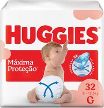 Fralda Infantil Huggies Supreme Care G com 32 unidades