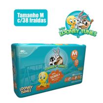 Fralda infantil Looney Tunes pacote mega - Carta Fabril