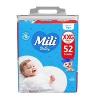 Fralda Infantil Mili Baby XXG 52 Unidades - Mili Fralda Infantil Mili Baby XXG 52 Unidades - Mili