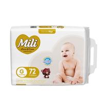 Fralda Infantil Mili Love & Care G com 72 unidades