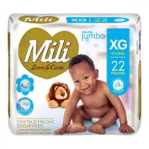 Fralda Infantil Mili Love Care XG com 22 unidades