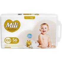 Fralda Infantil Mili Love & Care XXG com 56 unidades Fralda Infantil Mili Love & Care XXG com 56 unidades
