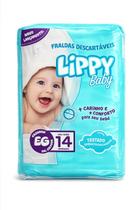 Fralda infantil pacote com 14 tiras lippy baby - eg