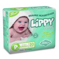 Fralda infantil pacote com 20 tiras lippy baby - p