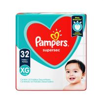 Fralda Infantil Pampers Supersec Mega XG 32 Unidades