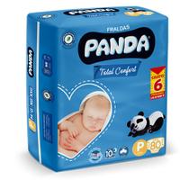 Fralda Infantil Panda Hiper Tamanho P 80 Unidades