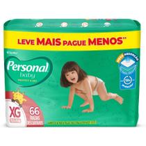 Fralda Infantil Personal Baby Protect & Sec Tamanho XG com 66 Tiras