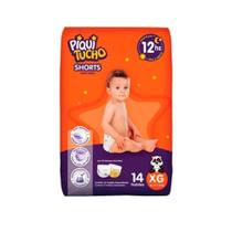 Fralda Infantil Piquitucho Shorts Veste Fácil Jumbinho Tamanho XG 14 Unidades