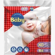Fralda Infantil Primeiro Baby XG com 64 unidades