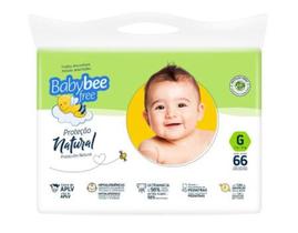 Fralda Infantil Proteção Natural G BabyBee Free Livre APLV