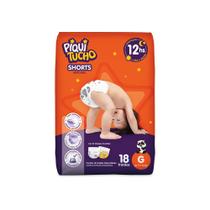 Fralda Infantil Shorts Piquitucho G 18 unidades