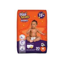Fralda Infantil Shorts Piquitucho M 20 unidades
