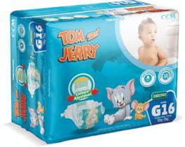 Fralda Infantil Tom & Jerry G c/16 Fralda Infantil Tom & Jerry G c/16