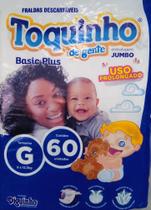 Fralda infantil toquinho de gente basic plus g c/60