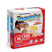 Fralda infantil toquinho de gente basic plus m c/70