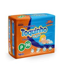Fralda Infantil Toquinho de Gente Confort P 96 Unidades Fralda Infantil Toquinho de Gente Confort P 96 Unidades