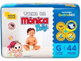 Fralda Infantil Turma da Mônica Baby G com 44 unidades Fralda Infantil Turma da Mônica Baby G com 44 unidades
