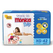 Fralda Infantil Turma da Mônica Baby Mega Tamanho XG 42 Fraldas Descartáveis