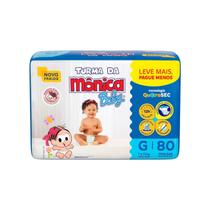 Fralda infantil turma da monica grande l.mais p.menos c/80