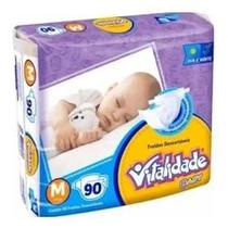 FRALDA INFANTIL VITALIDADE BABY M/ 90un FRALDA INFANTIL VITALIDADE BABY M/ 90un