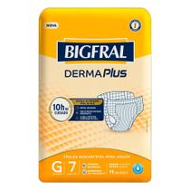 Fralda Intima Bigfral Derma Plus Adulto Pct c/ 7 un G Fralda Intima Bigfral Derma Plus Adulto Pct c/ 7 un G