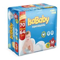 Fralda Isababy Hiper Super Sequinha M 70 un Fralda Isababy Hiper Super Sequinha M 70 un