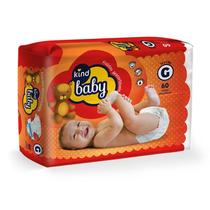 Fralda Kind Baby G 60 unidades
