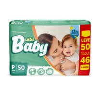 Fralda Little Baby Tamanho P com 50 unidades 12 Horas de Proteção