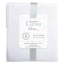 Fralda Luxo Branca 67 cm x 70 cm 5 Unidades Fralda Luxo Branca 67 cm x 70 cm 5 Unidades