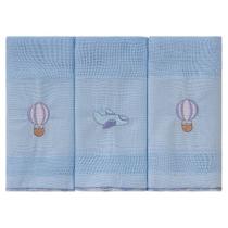 Fralda Luxo Bublim C/3 Masculino Azul/Balão 32108015 Fralda Luxo Bublim C/3 Masculino Azul/Balão 32108015