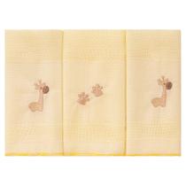 Fralda Luxo Bublim C/3 Neutro Amarelo/Amigos da Floresta 321080F6 Fralda Luxo Bublim C/3 Neutro Amarelo/Amigos da Floresta 321080F6