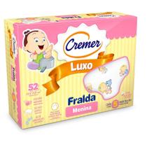 Fralda Luxo Estampada 70cm x 70cm Menina - Cremer - Cremer