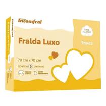 Fralda Luxo Incomfral Branco 0100090404-0006