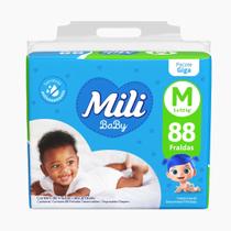 Fralda Mili Baby Giga M - 88 Unidades