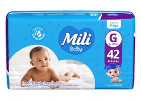 Fralda mili baby mega g 42 und