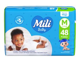Fralda mili baby mega m 48 und