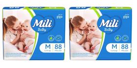 Fralda mili giga baby m88 - kit 2 unidades Fralda mili giga baby m88 - kit 2 unidades